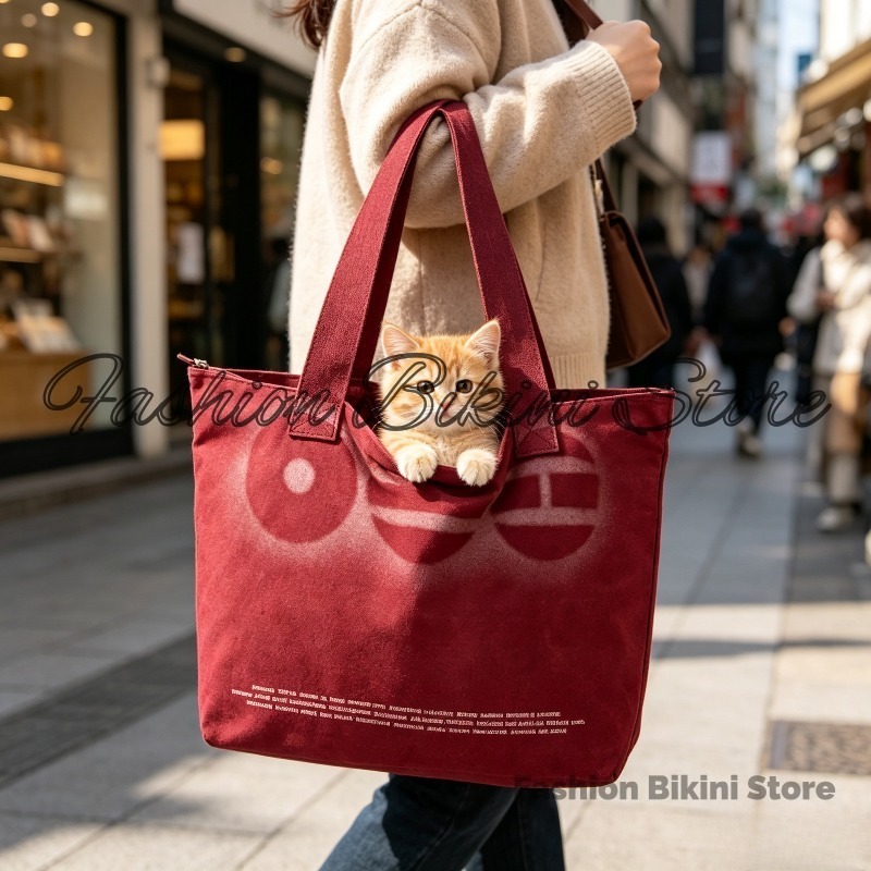 Korean Daily Lifestyle - Nouveau sac à bandoulière en toile
