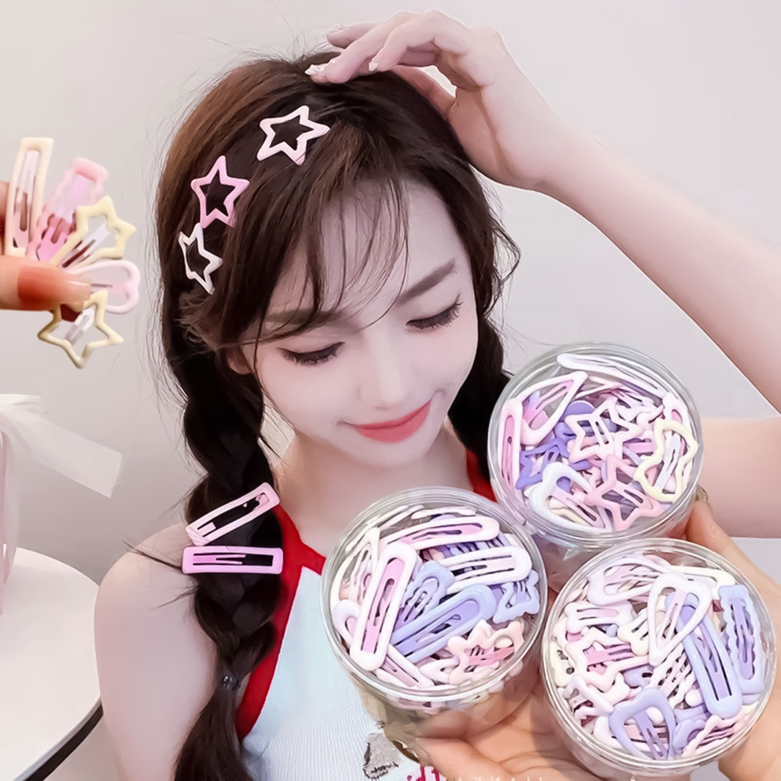 Korean Lifestyle & Kids Boutique Photos - Épingles à cheveux de style doux,