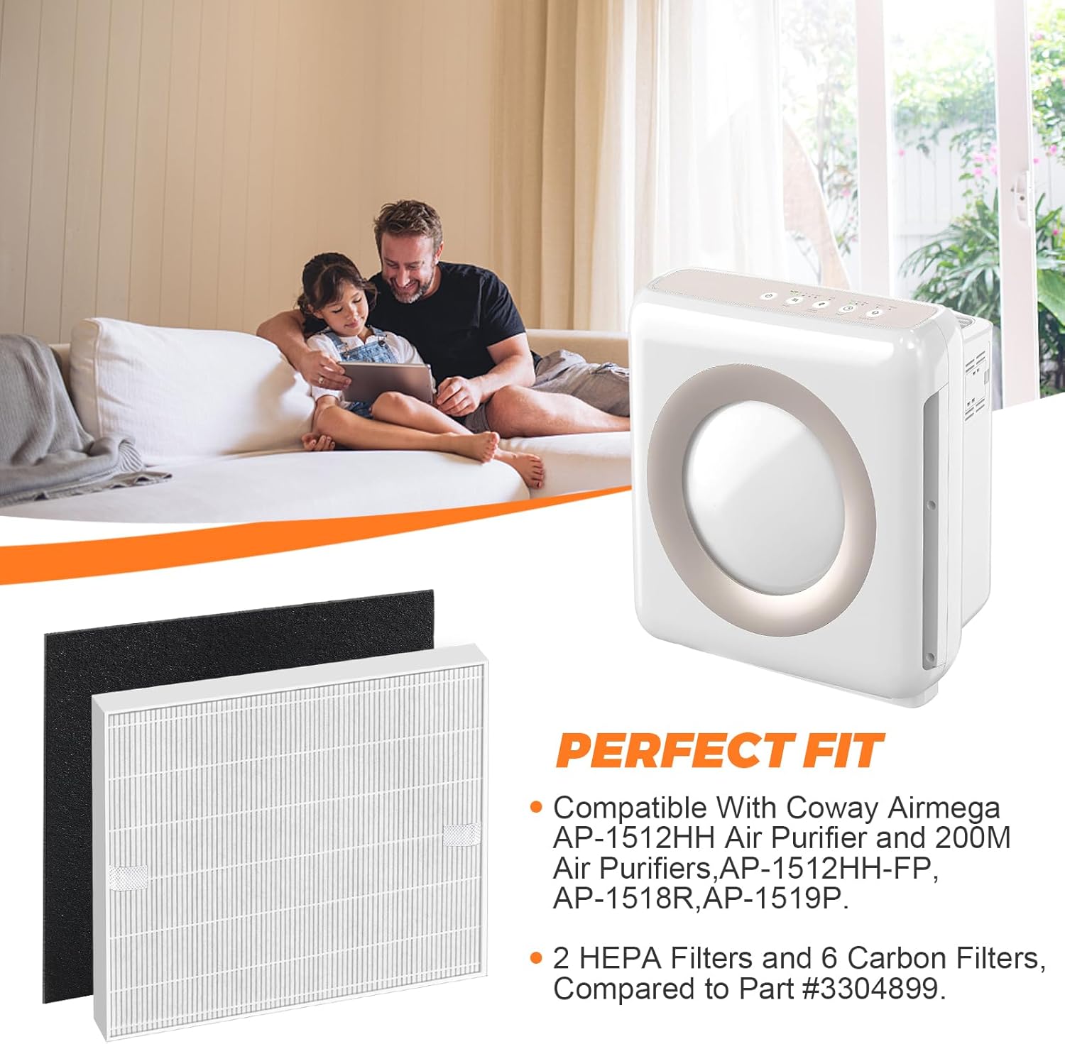 Paquet de 2 filtres de remplac - Coway Air Purifier Ap-1512Hh avis et prix