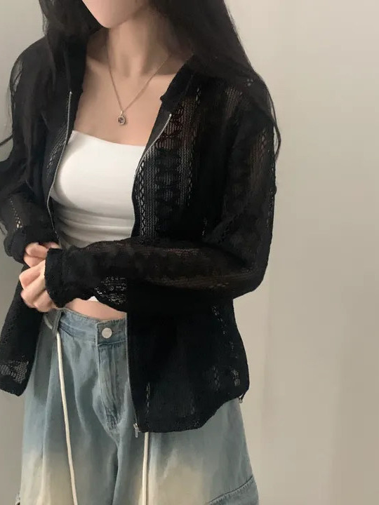 Veste zippée décontractée à ca - Korean Daily Lifestyle avis et prix
