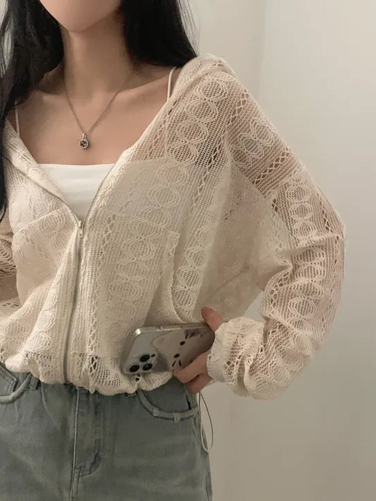 Veste zippée décontractée à ca - Korean Daily Lifestyle avis et prix