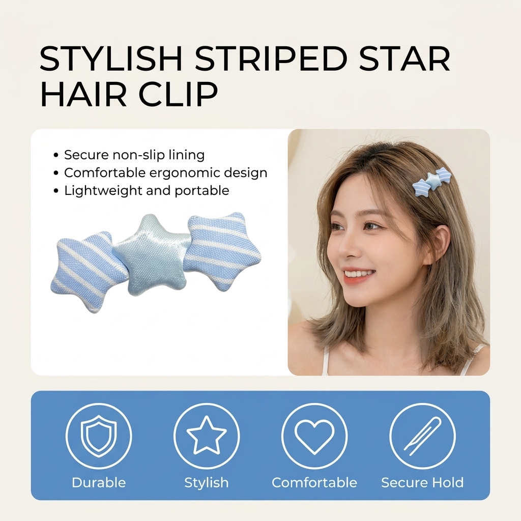 Jolie pince à cheveux en forme - Korean Daily Lifestyle avis et prix