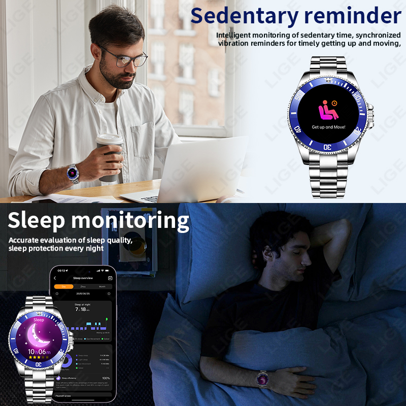 Montre connectée de luxe LIGE  - Korean Luxury Lifestyle avis et prix