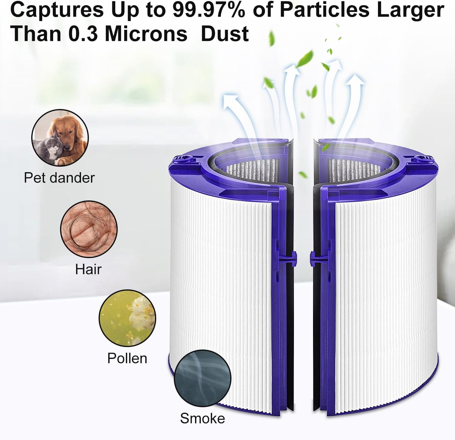 Purificateur d'air HEPA et fil - Dyson Fan Tp07 avis et prix