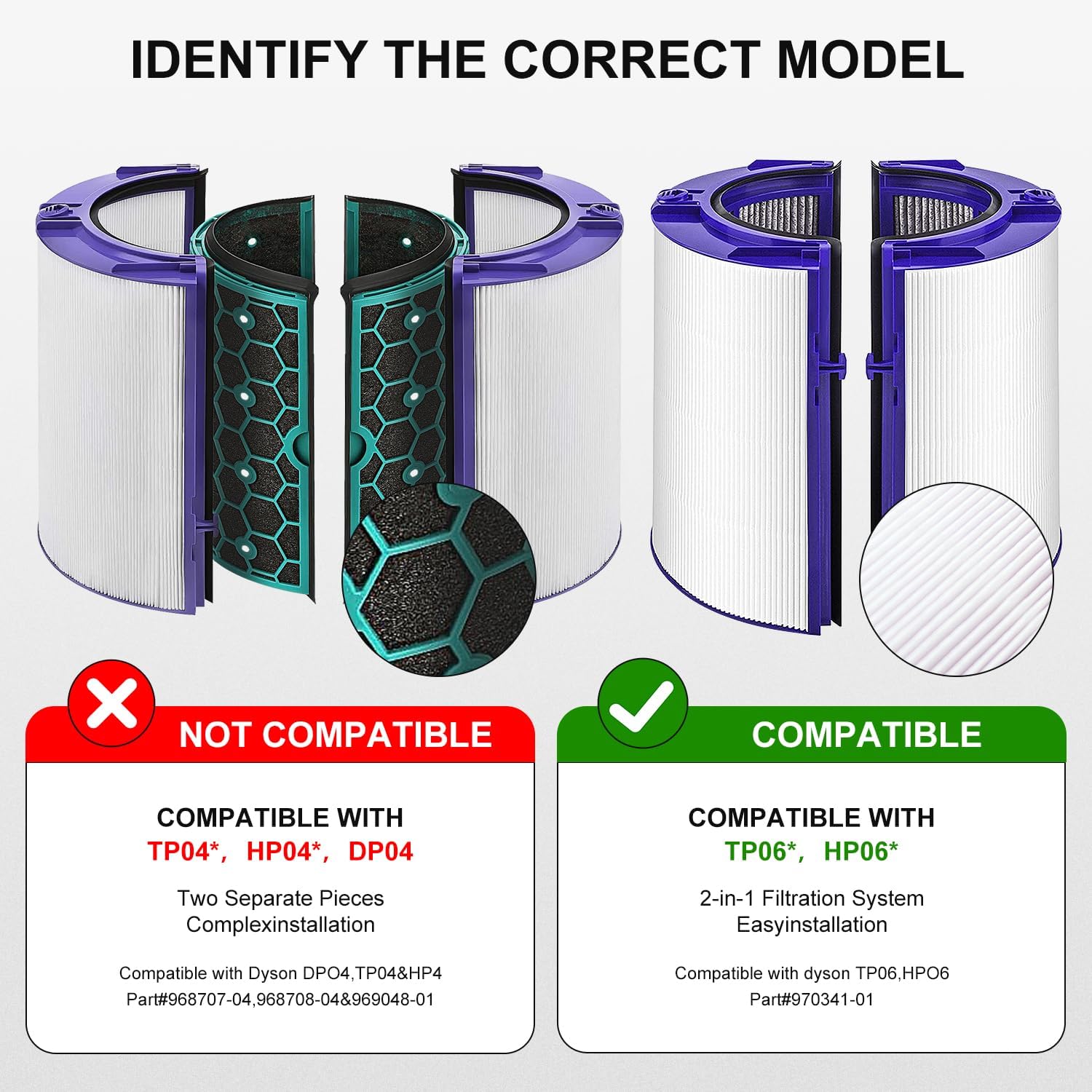 Purificateur d'air HEPA et fil - Dyson Fan Tp07 avis et prix